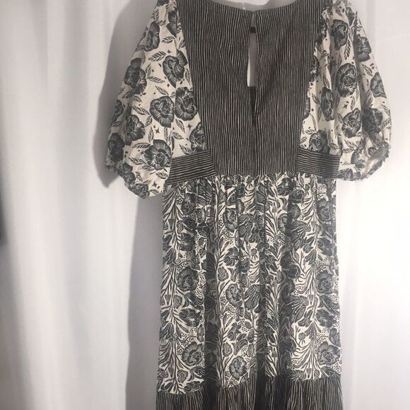 Anthropology ADRIENNE Flounced MIDI Dress - Picture 8 of 10